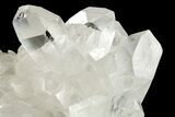 Clear Quartz Crystal Cluster - Brazil #253295-1